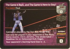 The Game Is Back, and The Game Is Here To Stay!